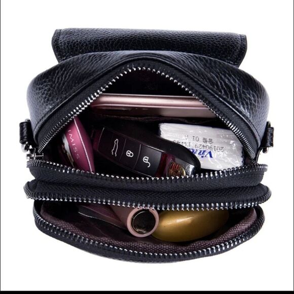 Women Small Crossbody Cell Phone Purse Mini Messenger Shoulder Handbag Wallet - Picture 3 of 5